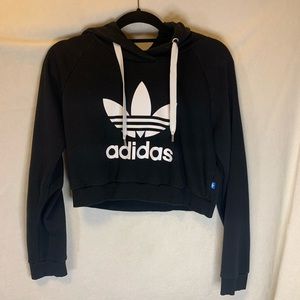 Cropped adidas hoodie